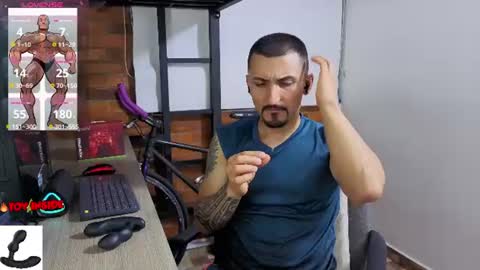 Snapshot of marckmuscle chatting on 07.07.26 Marck Independent model online show from 07.07.26
