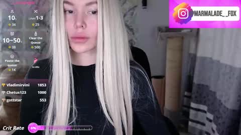 Marmalade Fox online show from 03.10.26