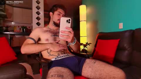 Snapshot of matteo_simpson chatting on 10.22.25 Matteo simpson online show from 10.22.25