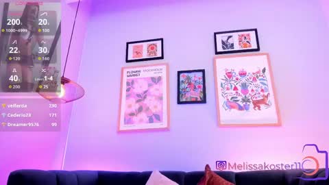 Snapshot of melissa_koster chatting on 05.13.26 Melissa 3 online show from 05.13.26