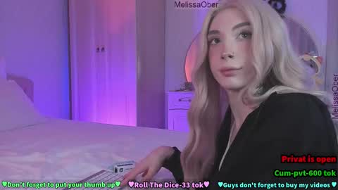 Snapshot of melissaober chatting on 09.10.25 Melissa or abbreviated Mel or Lis online show from 09.10.25