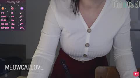Snapshot of meowcatlove chatting on 01.08.25 meowcatlove online show from 01.08.25