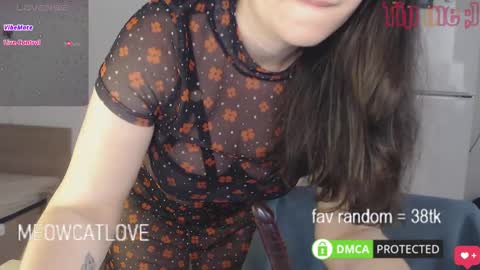 Snapshot of meowcatlove chatting on 02.27.25 meowcatlove online show from 02.27.25
