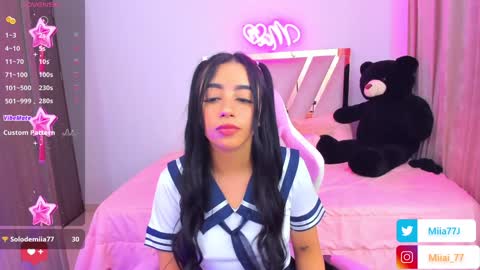 Snapshot of mia77_ chatting on 12.22.24 Mia online show from 12.22.24