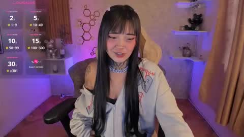 Snapshot of mia_cat05 chatting on 10.10.25 Mia online show from 10.10.25