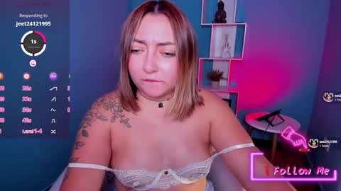 Snapshot of miaawild chatting on 01.26.25 Andrea online show from 01.26.25