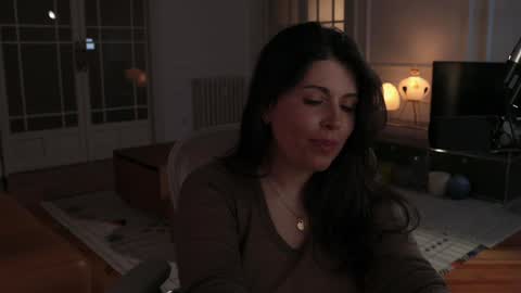 Snapshot of mila_ chatting on 12.18.24 Princess Consuela Banana Hammock online show from 12.18.24