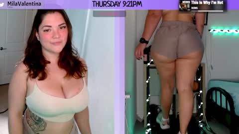 Snapshot of milavalentinax chatting on 01.03.25 Mila Valentina online show from 01.03.25