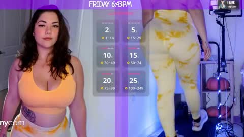 Snapshot of milavalentinax chatting on 02.21.25 Mila Valentina online show from 02.21.25
