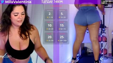 Snapshot of milavalentinax chatting on 02.26.25 Mila Valentina online show from 02.26.25