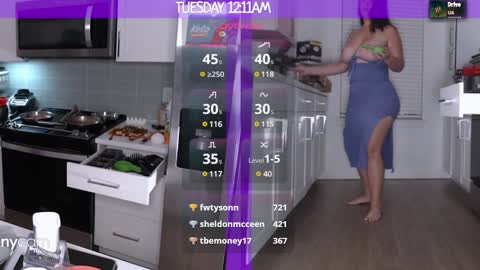 Snapshot of milavalentinax chatting on 03.04.25 Mila Valentina online show from 03.04.25