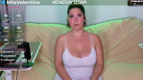 Snapshot of milavalentinax chatting on 03.12.25 Mila Valentina online show from 03.12.25