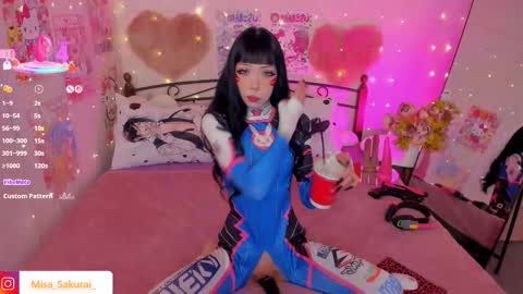 Snapshot of misasakurai chatting on 10.27.25 Misa Sakurai online show from 10.27.25