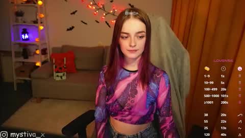 Snapshot of mistiva chatting on 10.26.25 Hi everyone Im Tina online show from 10.26.25