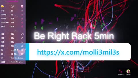 molli3mil3s online show from 12.11.24