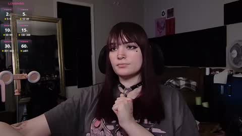 Snapshot of morguepuppy chatting on 02.26.25 Zoey T online show from 02.26.25