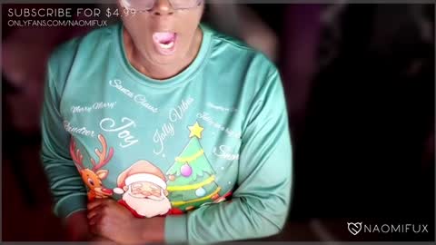 Snapshot of naomifux chatting on 12.14.24 Naomi online show from 12.14.24
