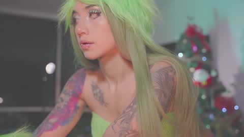 Snapshot of nekyra_san chatting on 12.24.24 Mely Birthday party saturday night BYO online show from 12.24.24