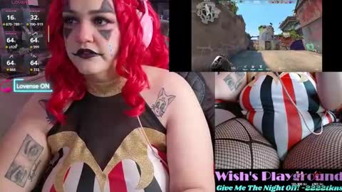 Snapshot of nevermakeawish chatting on 10.08.25 Wishs Playground online show from 10.08.25