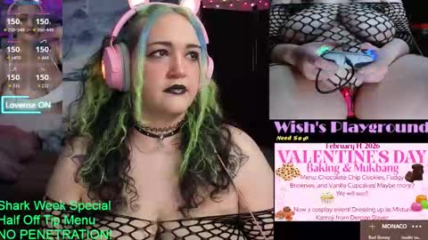 Wishs Playground online show from 02.11.26