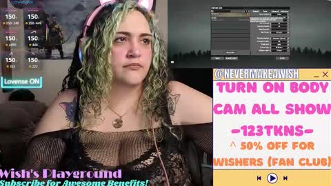 Wishs Playground online show from 03.25.26