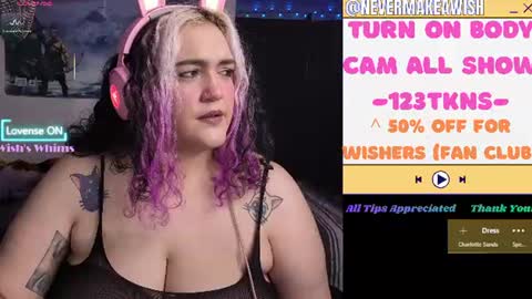 Wishs Playground online show from 07.17.26