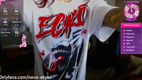 Snapshot of novaskyee chatting on 01.02.25 Nova skyee online show from 01.02.25