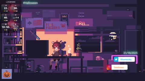 Snapshot of olivertwinky_ chatting on 10.28.25 Oliver online show from 10.28.25