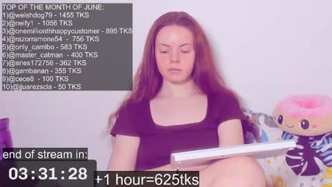 Snapshot of only_sarah1 chatting on 06.25.26 only_sarah1 online show from 06.25.26