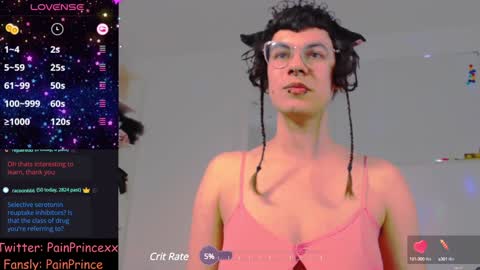 Snapshot of pain_prince chatting on 12.05.24 Pain Prince online show from 12.05.24