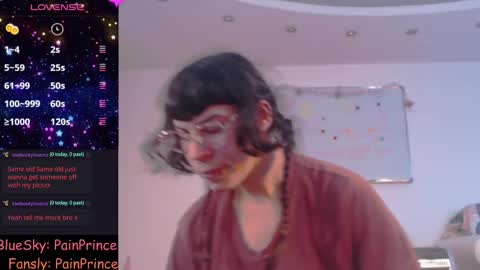 Snapshot of pain_prince chatting on 02.13.25 Pain Prince online show from 02.13.25