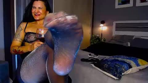 My alter ego Betinna Flowers - a tattooed Miss  -   Are you missing me come in here  -  online show from 01.25.25