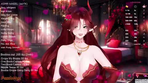 Succubus Nyx online show from 02.14.25