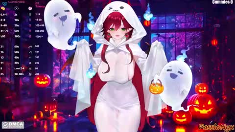 Snapshot of passionyx chatting on 10.25.25 Succubus Nyx online show from 10.25.25