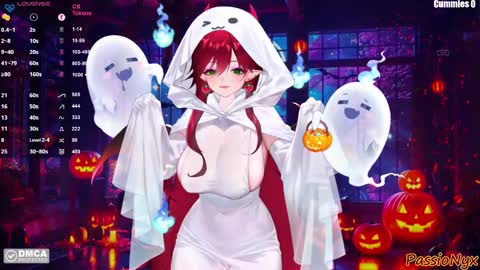 Snapshot of passionyx chatting on 10.26.25 Succubus Nyx online show from 10.26.25