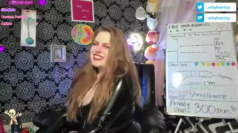 Snapshot of pawggoddess778 chatting on 12.24.24 ArtsyHeartsyy online show from 12.24.24