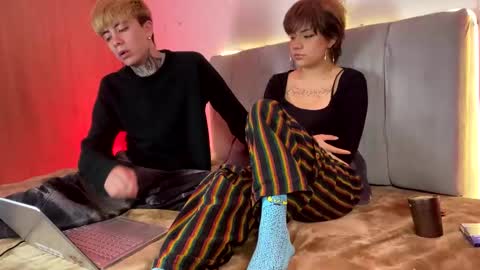 first anal video in bio we are lucy and perceo follow us online show from 04.10.26