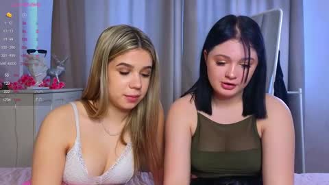 Lora black  and Lili blonde welcome you here online show from 03.10.25