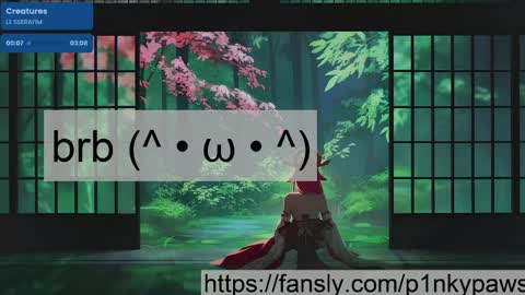 Snapshot of pinkypaws chatting on 05.23.26 miko online show from 05.23.26