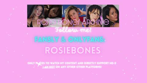 Rosie Bones online show from 03.07.25