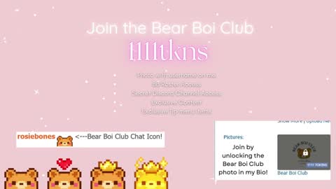 Snapshot of rosiebones chatting on 10.30.25 Rosie Bones online show from 10.30.25