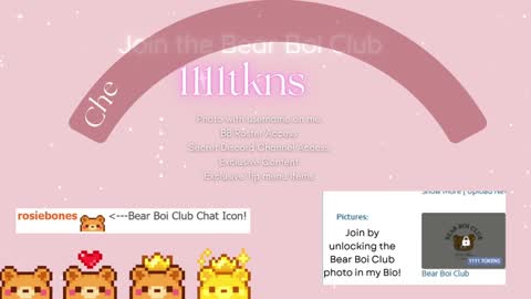 Snapshot of rosiebones chatting on 11.13.25 Rosie Bones online show from 11.13.25