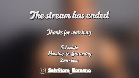 Salvatore online show from 07.01.26