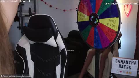 Snapshot of samanthahayesxoxo chatting on 02.18.25 The Real Samantha Hayes haha online show from 02.18.25