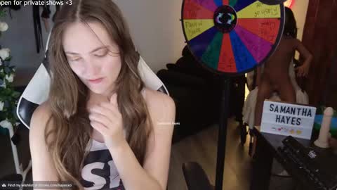 Snapshot of samanthahayesxoxo chatting on 02.25.25 The Real Samantha Hayes haha online show from 02.25.25