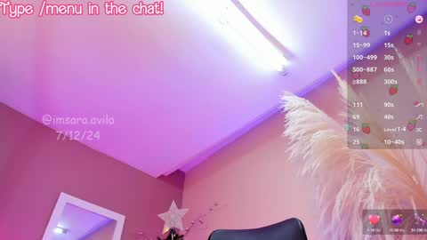 SaraAvila  online show from 12.08.24
