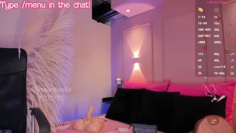 SaraAvila  online show from 02.08.25