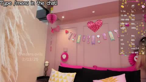 SaraAvila  online show from 03.02.25