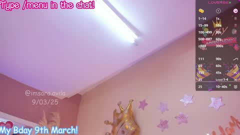 SaraAvila  online show from 03.09.25