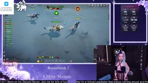 Snapshot of sassykittyn chatting on 10.08.25 Sassy Sami Kittyn online show from 10.08.25